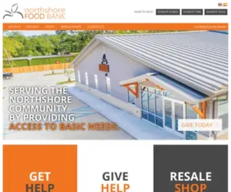 Northshorefoodbank.org(North Shore Food Bank) Screenshot