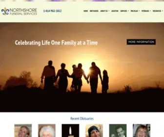 Northshorefuneral.com(Northshore funeral services) Screenshot