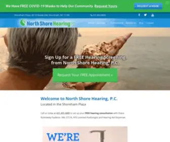 Northshorehearingpc.com(North Shore Hearing) Screenshot