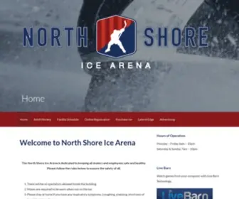 Northshoreicearena.org(Northshoreicearena) Screenshot