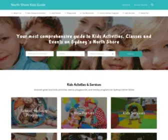 Northshorekids.com.au(Your most comprehensive guide to Kids Activities) Screenshot