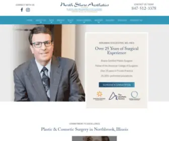 Northshoreplasticsurgeon.com(North Shore Aesthetics) Screenshot