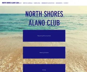 Northshoresalanoclub.com(North Shores Alano Club) Screenshot