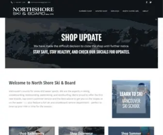Northshoreskiandboard.com(NorthShore Ski & Board) Screenshot