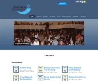 Northshoresynagogue.org(North Shore Synagogue) Screenshot