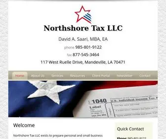 Northshoretaxllc.com(Northshore Tax) Screenshot