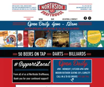 Northsidedrafthouse.com(Northside Drafthouse and Eatery) Screenshot