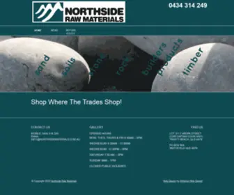 Northsidematerials.com.au(Northside Raw Materials) Screenshot