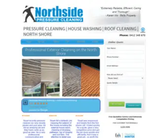 Northsidepressurecleaning.com(Exterior Cleaning North Shore) Screenshot