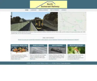 Northsomersetrailway.com(North Somerset Railway Company C.I.C) Screenshot