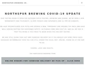 Northspurbrewing.com(NORTHSPUR BREWING CO) Screenshot