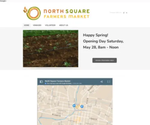 Northsquarefarmersmarket.com(North Square Farmers Market) Screenshot