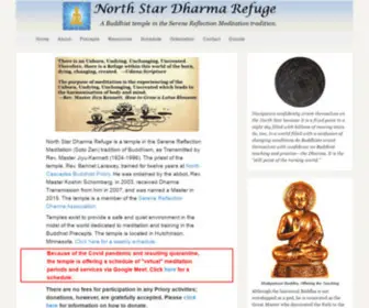 Northstardharma.org(A Buddhist temple in the Serene Reflection Meditation (Soto Zen)) Screenshot