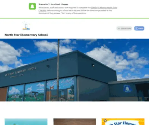 Northstarelementary.ca(North Star Elementary School) Screenshot