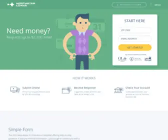 Northstarloans.co(Receive up to $2) Screenshot