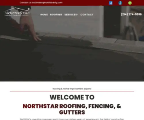 Northstarroofing.biz(Northstar Roofing) Screenshot