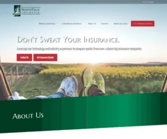 Northtechinsurance.com(NorthTech Insurance) Screenshot