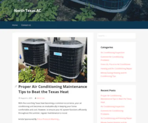 Northtexasac.com(North Texas AC) Screenshot