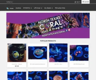 Northtexascoral.com(North Texas Coral Farm) Screenshot