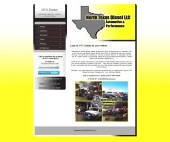 Northtexasdieselllc.com(NTX Diesel LLC) Screenshot