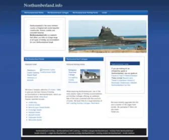 Northumberland.info(Northumberland Holiday Accommodation and Local Information) Screenshot