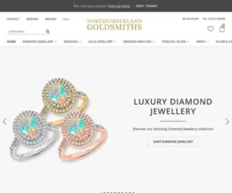 Northumberlandgoldsmiths.com(Jewellery Shop & Jewellery Repairs Restoration Blyth) Screenshot