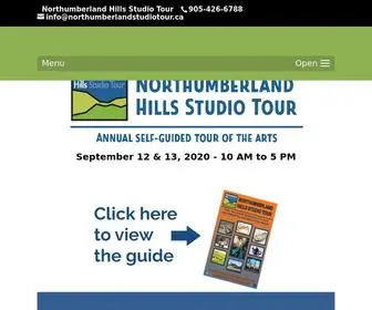 Northumberlandstudiotour.ca(Northumberland Studio Tour) Screenshot