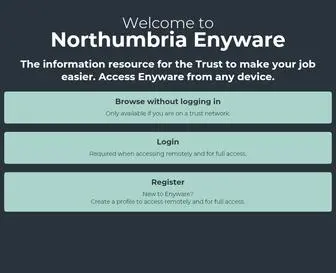 Northumbria-Enyware.com(Northumbria) Screenshot