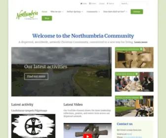 Northumbriacommunity.org(The home of the Northumbria Community online) Screenshot