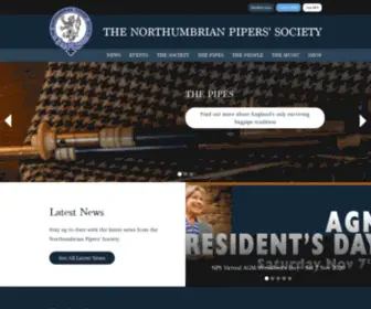 Northumbrianpipers.org.uk(Society) Screenshot