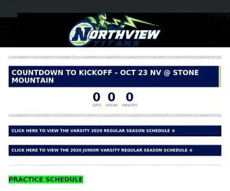 Northviewfootball.org(Northview Titans Gridiron Club) Screenshot