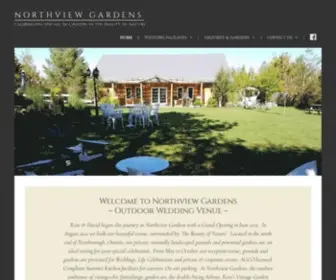 Northviewgardens.ca(Celebrating Special Occasions in the Beauty of Nature) Screenshot