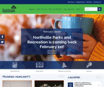 Northvilleparksandrec.org(Northville Township) Screenshot