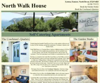 Northwalkhouse.co.uk(North Walk House Self Catering Lynton) Screenshot