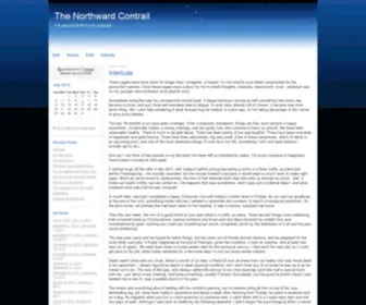 Northwardcontrail.com(The Northward Contrail) Screenshot