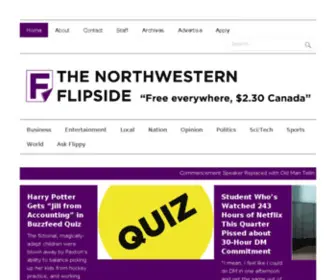 Northwesternflipside.com(Northwestern Flipside) Screenshot