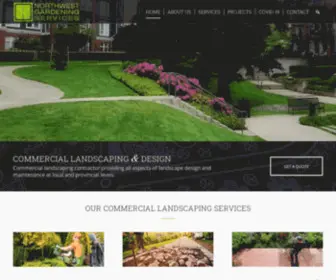 Northwestgardeningservices.com(Commercial Landscaping) Screenshot