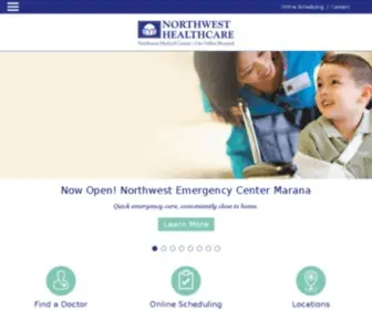 Northwestmedicalcenter.com(Northwest Healthcare) Screenshot