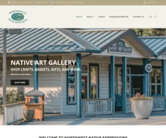 Northwestnativeexpressions.com(Northwest Native Art Gallery in Sequim) Screenshot