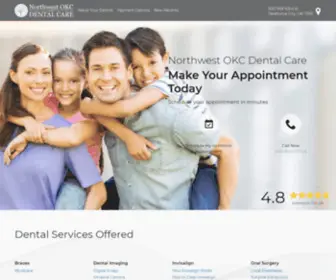 NorthwestokCDentalcare.com(Northwest OKC Dental Care is your dentist in Oklahoma City Oklahoma) Screenshot