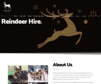 Northwestreindeerhire.co.uk(Turn your event into something special this year add some sparkle with our reindeer hire) Screenshot