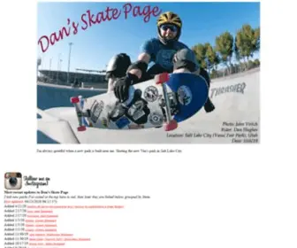 Northwestskater.com(Dan's Skate Pages) Screenshot