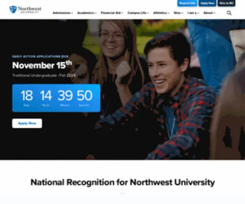 Northwestu.edu(Northwest University) Screenshot