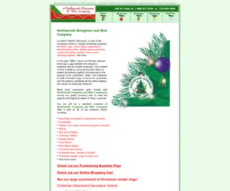 Northwoodevergreen.com(Christmas wreath rings) Screenshot