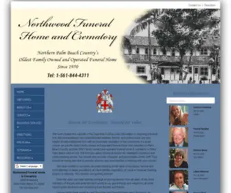 Northwoodfh.com(Northwood Funeral Home of West Palm Beach) Screenshot