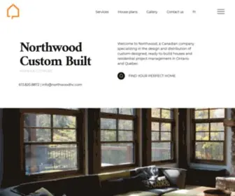 Northwoodhc.com(Custom Built homes & cottages) Screenshot