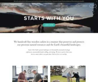 Northwoodscasket.com(Northwoods Casket Company) Screenshot