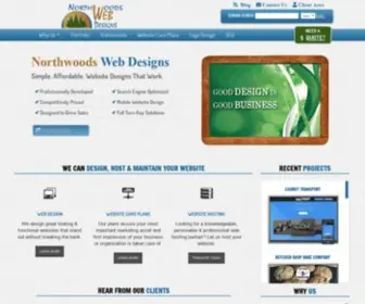 Northwoodswebdesigns.com(Northwoods Web Designs) Screenshot