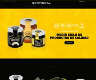 Nortindal.com(Empresa líder a nivel mundial en la fabricación y comercialización de tinta de sepia) Screenshot