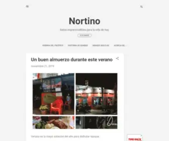 Nortino.com(Información imprescindible para la vida de Iquique) Screenshot